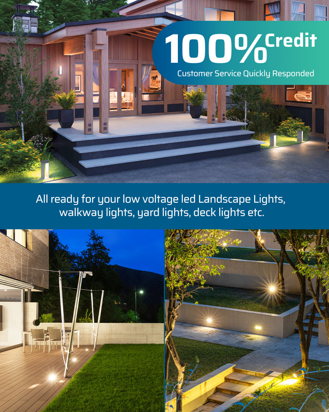 DEWENWILS 300W Low Voltage Landscape Transformer with Photocell Sensor & Timer,