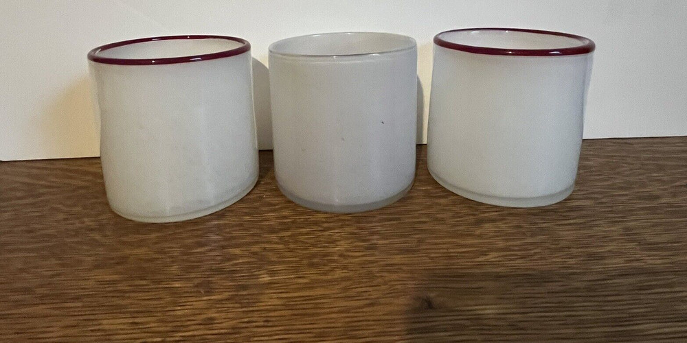Lafco 15.5 oz  Hand Blown Candle Containers- three-Empty