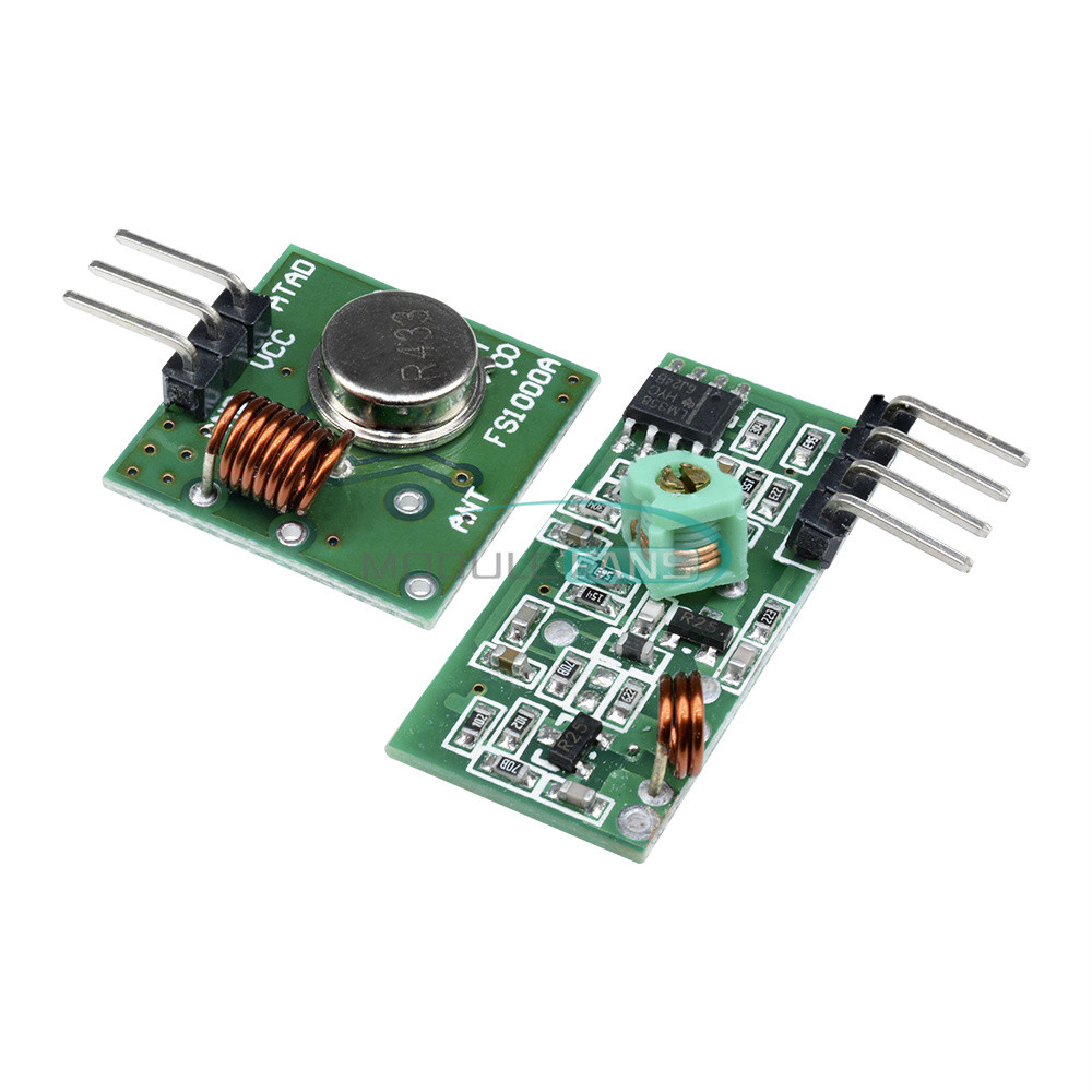 10PCS 433Mhz RF Transmitter Receiver Link Kit for Arduin/ARM/MC​U Remote Control