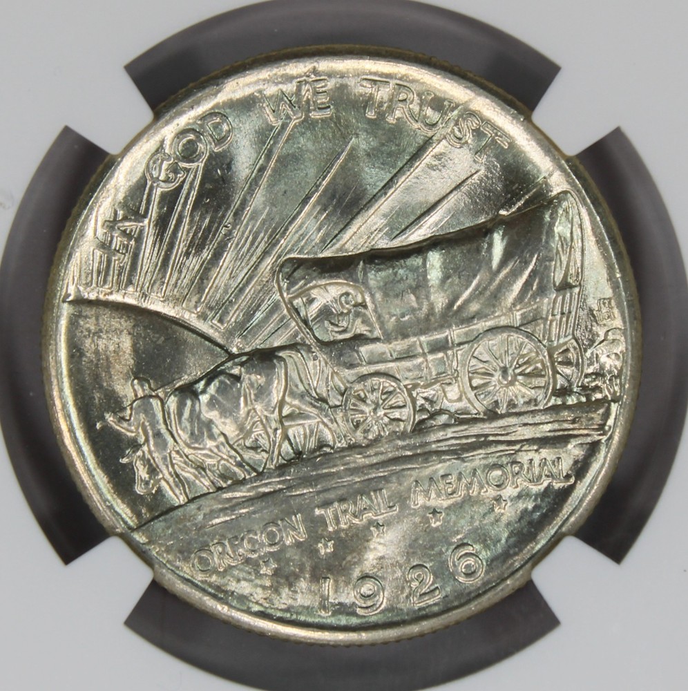 1926 Oregon Trail Commemorative Half Dollar NGC MS65