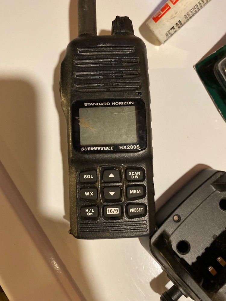 Marine Radio VHS Hand Held & Extras