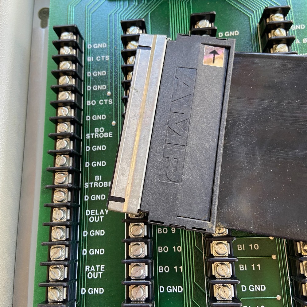 Vintage IBM Breakout Panel ISA PC Data Acquisition Control Adapter DACA 60 Pin