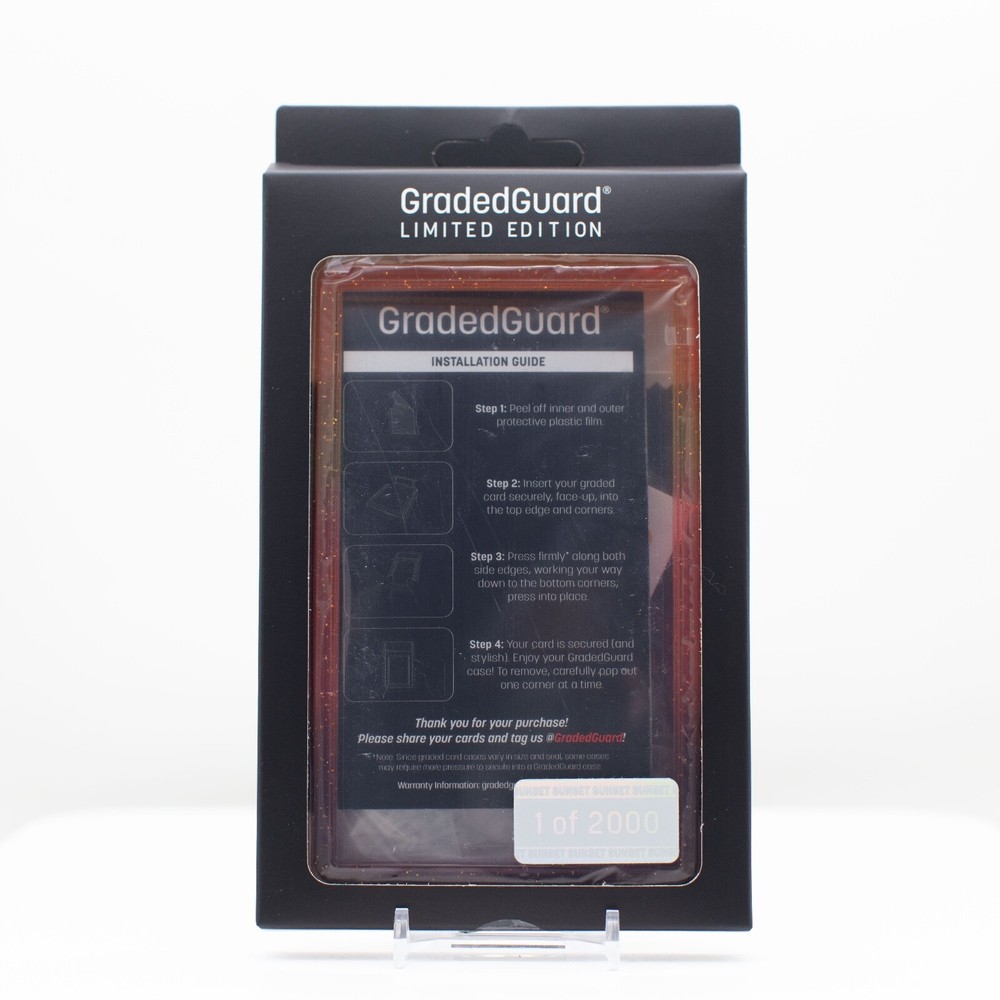 GradedGuard PSA Graded Card Case Guard Protector SUNSET Limited Edition