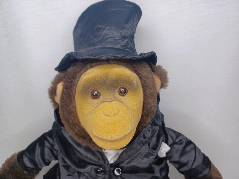 RUHOF Plush Monkey Hand Puppet Squeaks 2024