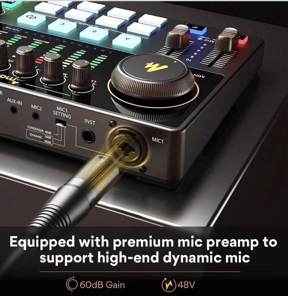 Maono MaonoCaster E2 Podcast Bundle Dynamic Microphone USB Audio Interface