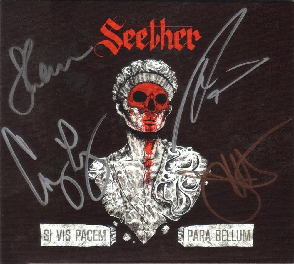 Seether Si Vis Pacem Para Bellum Signed Autographed CD
