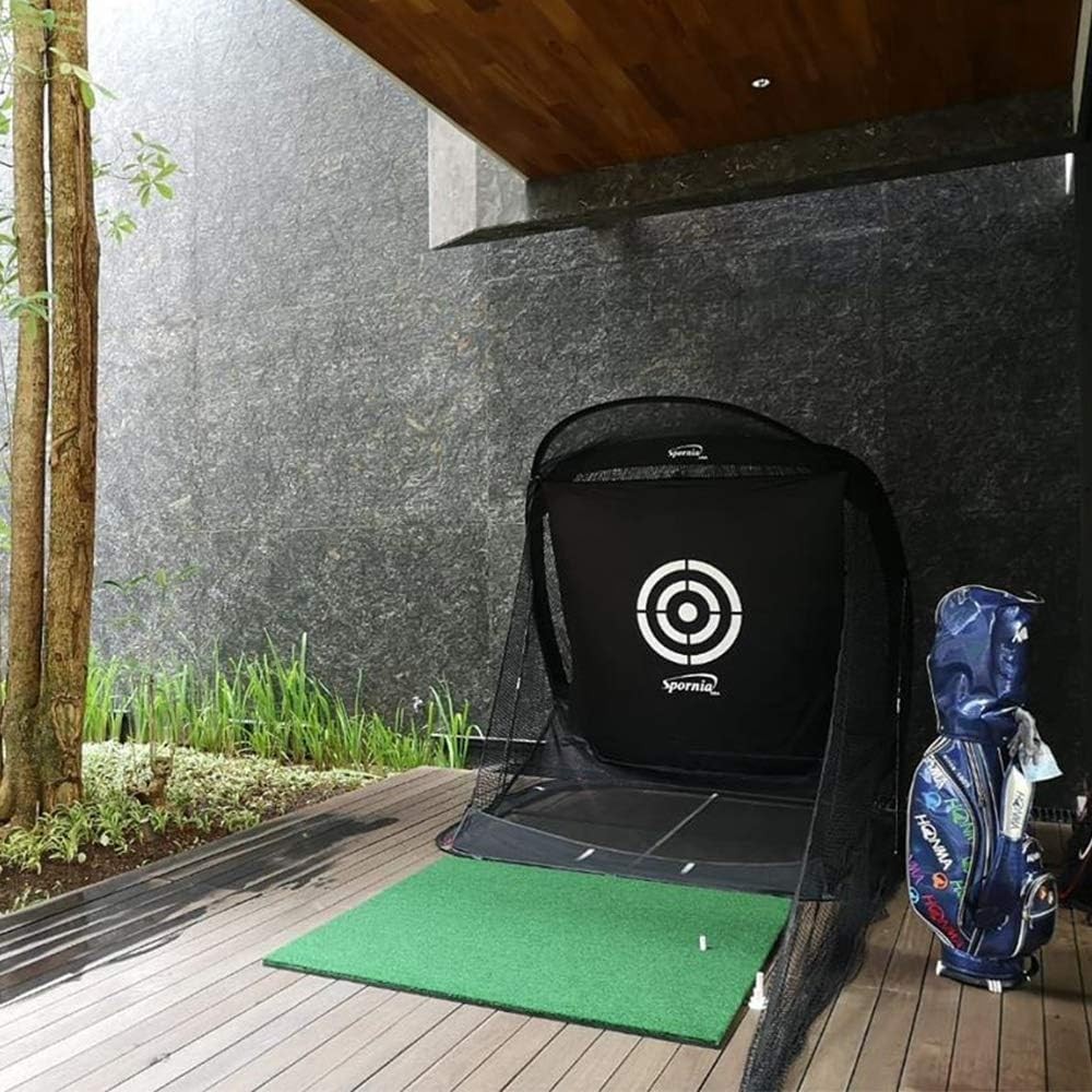 Spornia Spg-7 Golf Practice Net - Automatic Ball Return System w/Target Sheet..