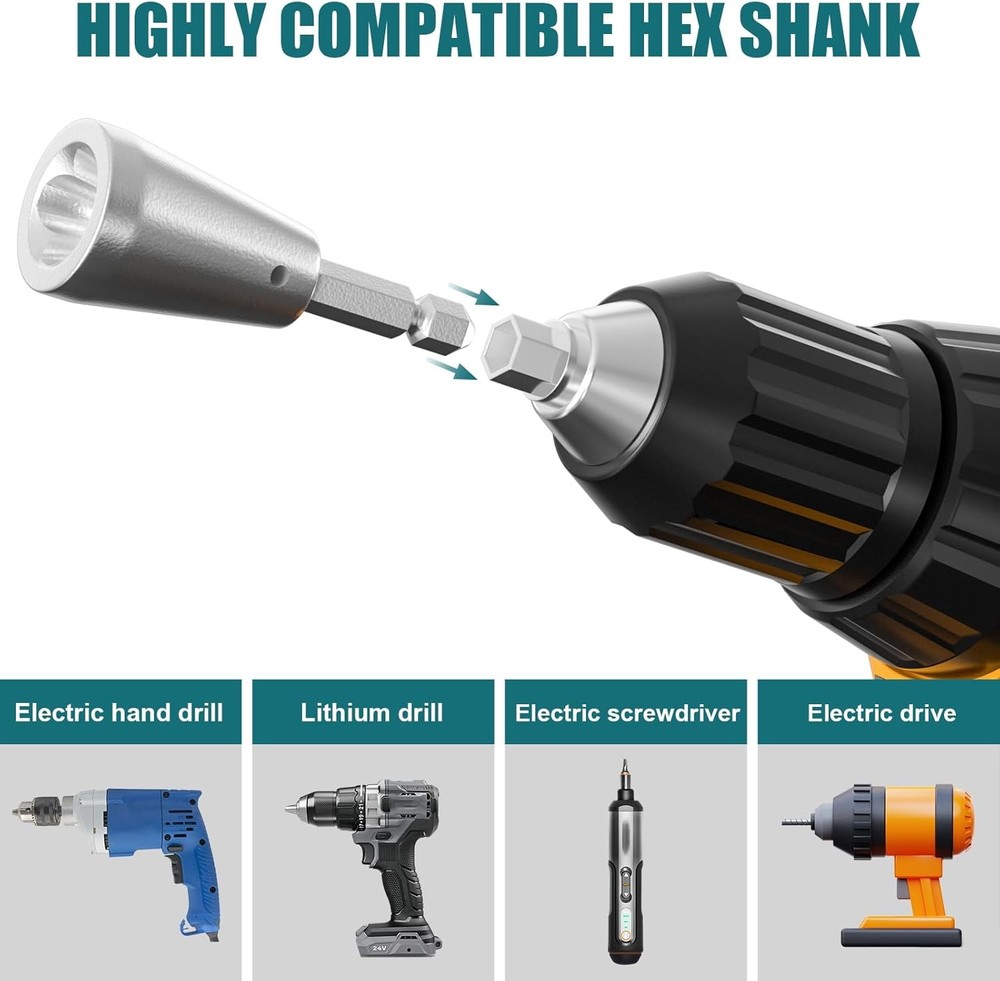 2PCS Wire Twister Tool for Drill, Nut Electrical Power...