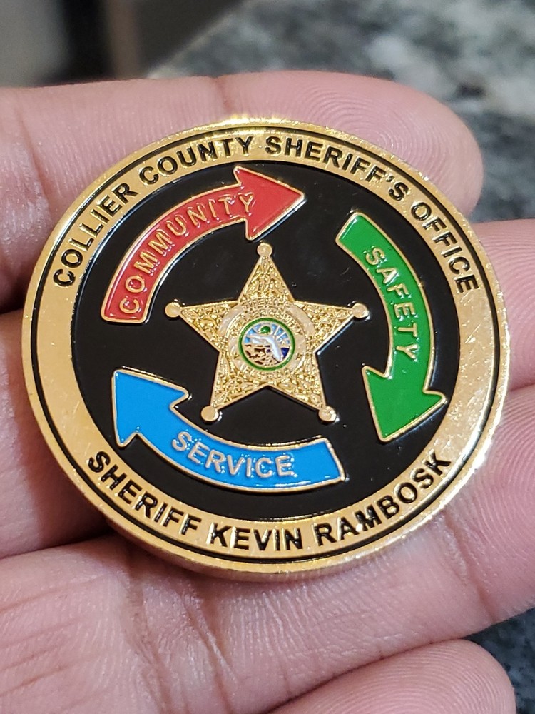 RARE Collier County Sheriff's Office Challenge Coin