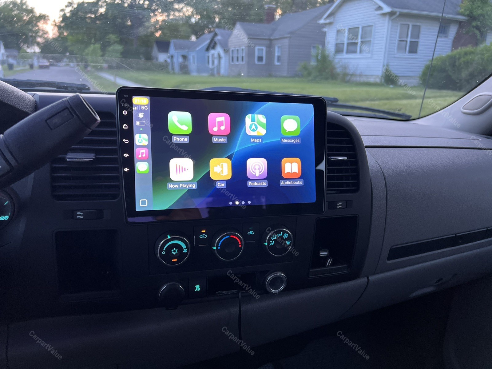 For Chevrolet Silverado 1500 2008-2013 Android 13 Carplay Radio GPS WIFI FM 32G