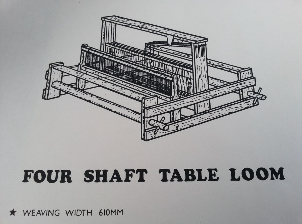 TABLE-TOP WEAVING LOOM copy carpentry plans textiles tool to make David Bryant
