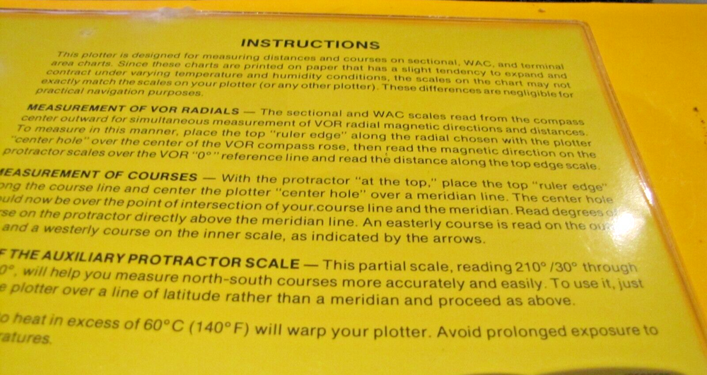Jeppesen Sanderson Training Products PN-1 Navigation Plotter Airplane Pilot NEW!