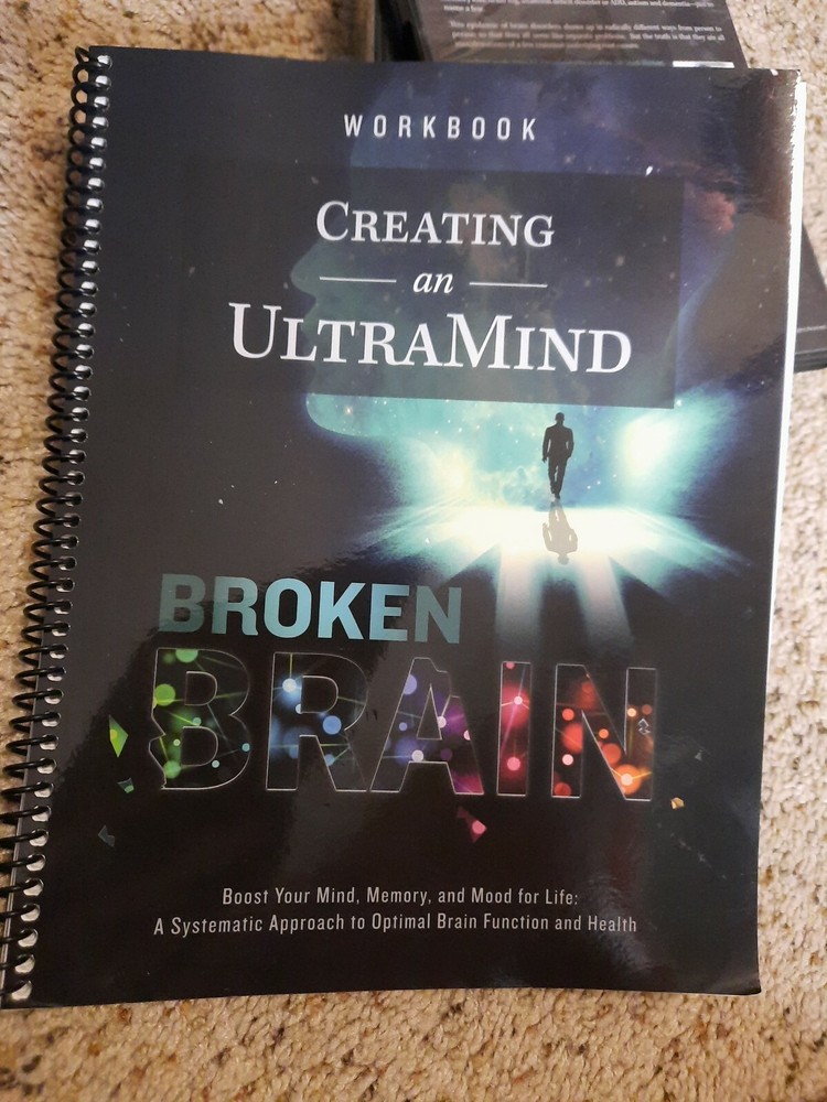 Broken Brain DVD, Workbooks, Interviews N Transcripts Mark Hyman NEW