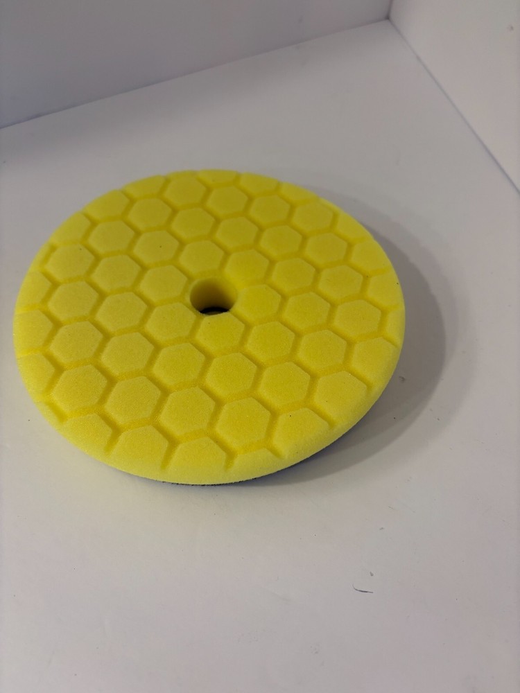 HEX LOGIC HEAVY CUTTING PAD YELLOW 6 INCH