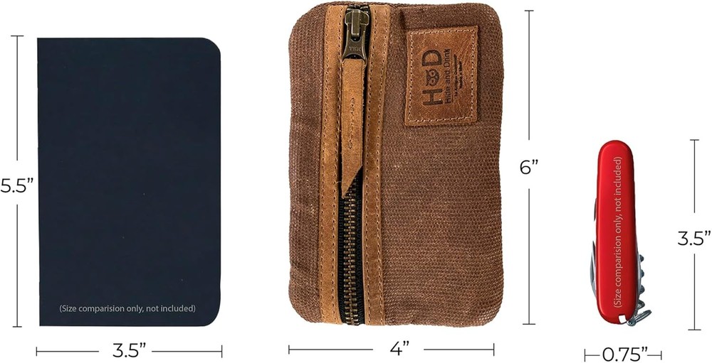 Hide & Drink, Multi-Tool Pocket Pouch, Compact Multipurpose EDC Honey Bourbon