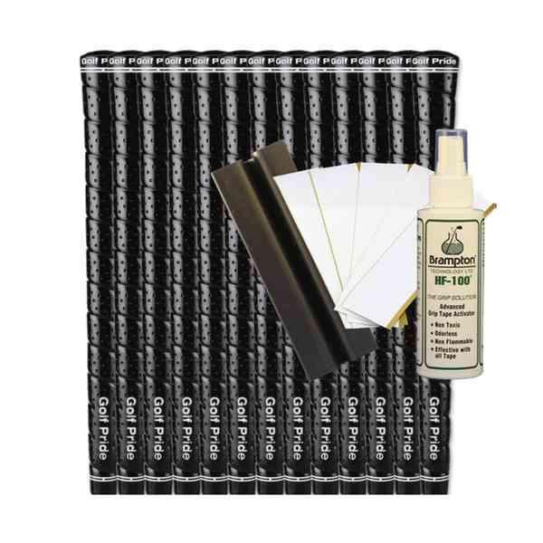 Golf Pride Tour Wrap 2G Jumbo Black (13pcs + Golf Grip Kit)