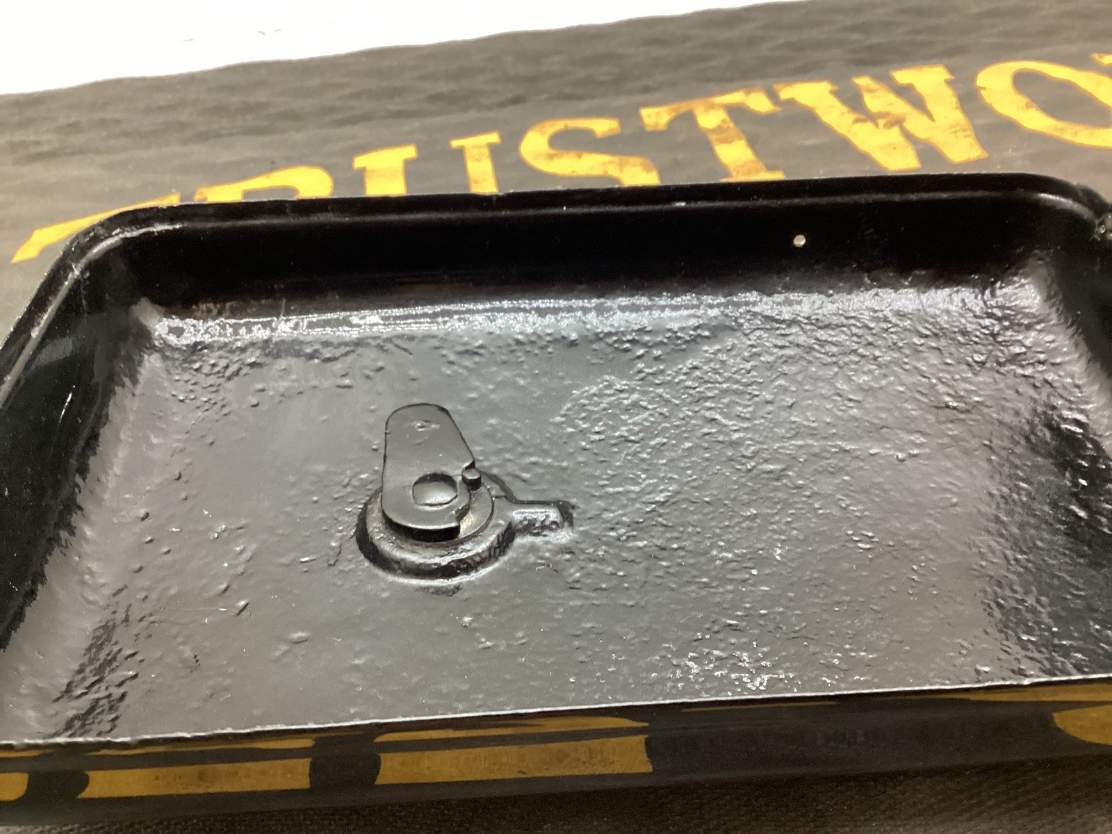 1935 – 1940 HARLEY WL WLD 45 ORIGINAL OEM EARLY TOOLBOX — BEAUTIFULLY RESTORED