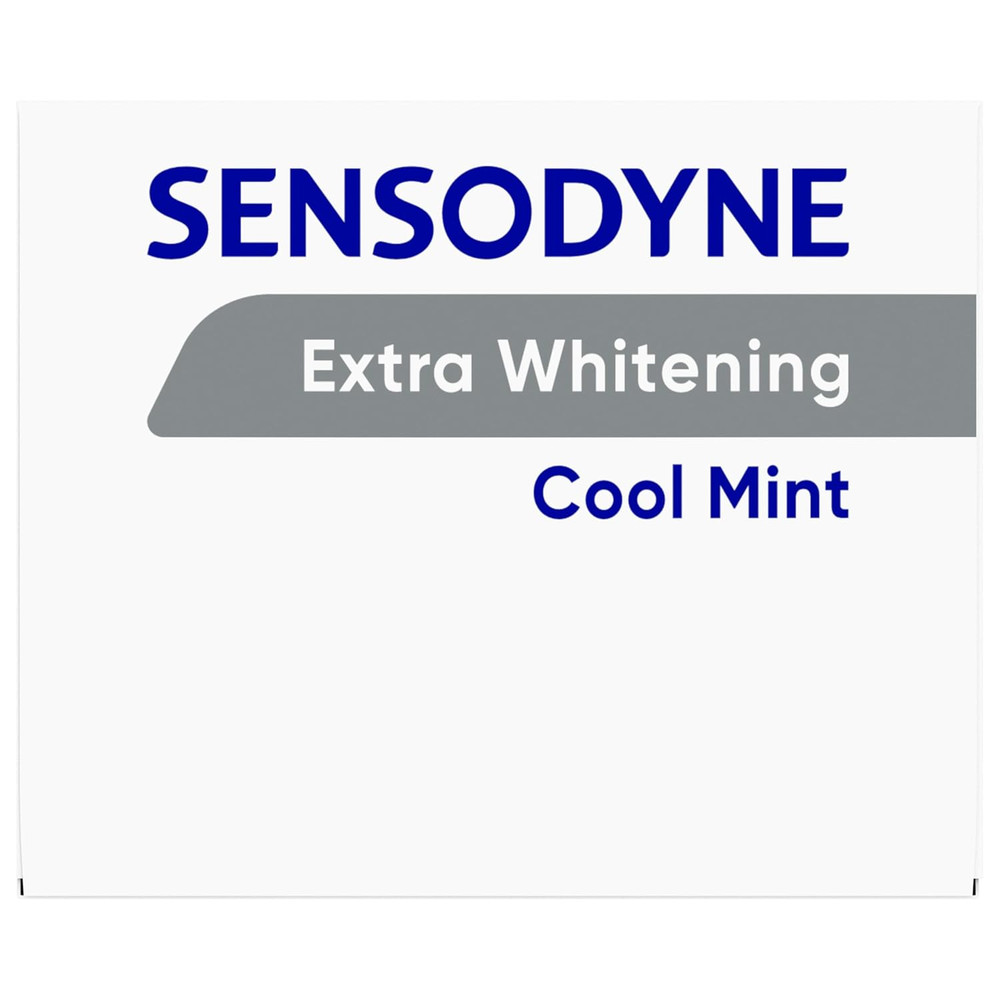 Sensodyne Extra Whitening Toothpaste for Sensitive Teeth, Cool Mint, 4 oz (Pack