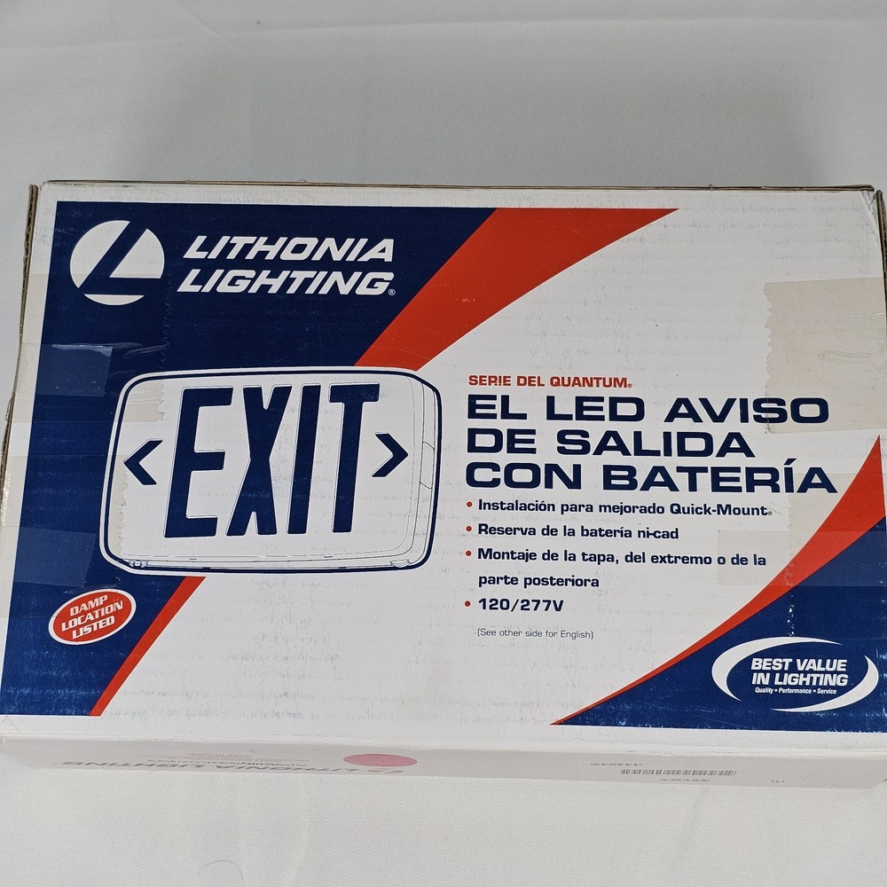 New Lithonia Lighting LED Emergency Exit Light Sign
