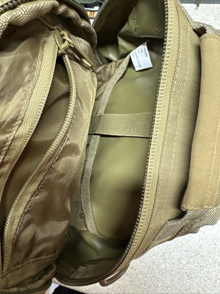 WFS Tactical Sling Bag Coyote Brown Shoulder Backpack