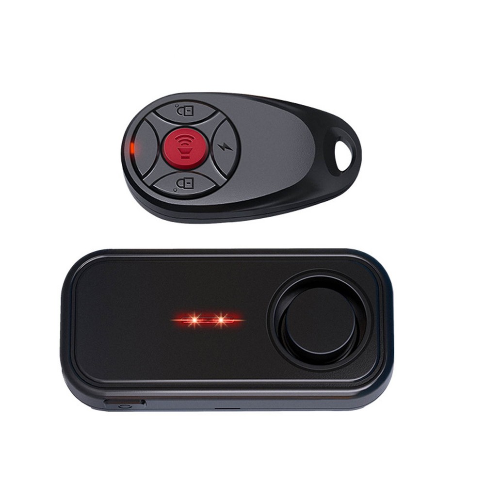 113dB Loud Security Alarm with Vibration Sensor and Wireless Remote for Bicycle