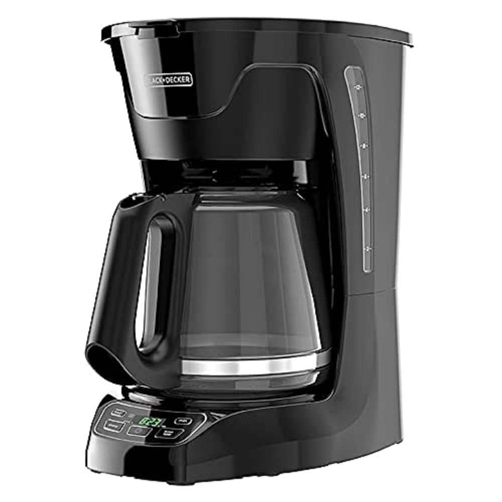 BLACK+DECKER CM1110B 12-Cup* Programmable Coffeemaker, Black