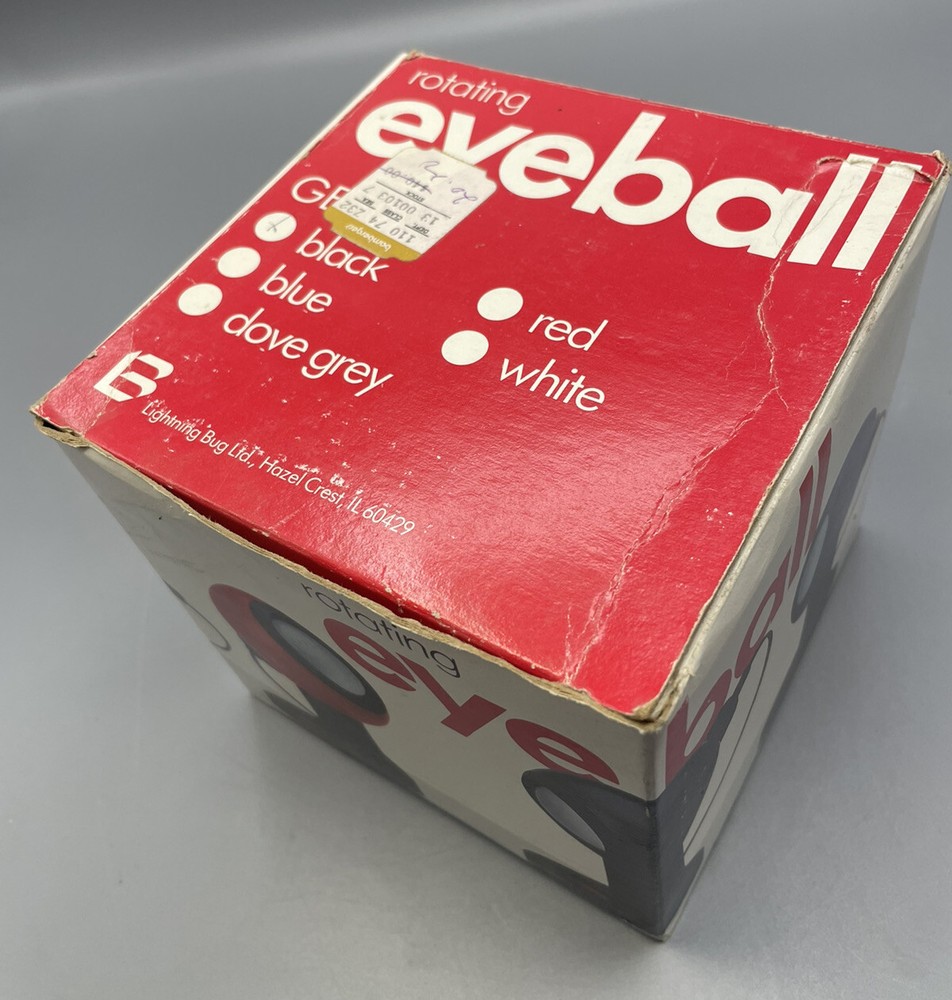 Rotating Eyeball Lamp - Lightning Bug Ltd. 1984