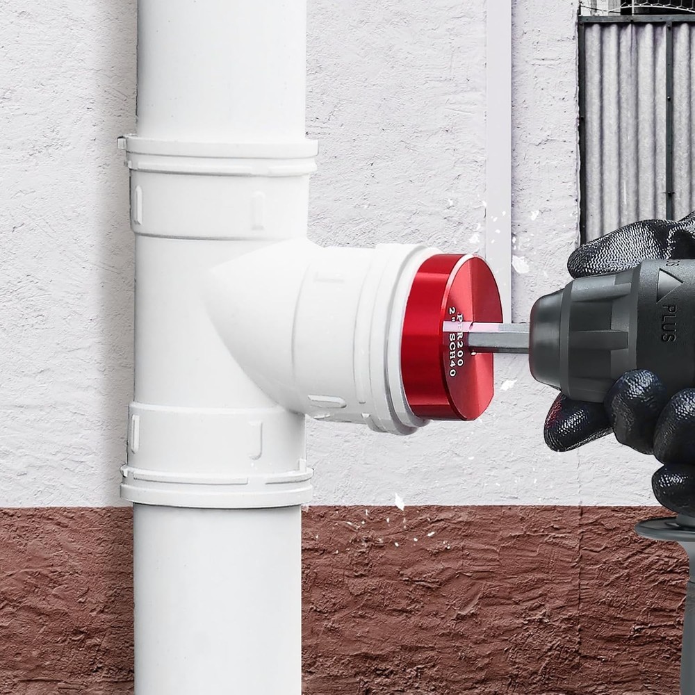 VEVOR 6Pcs PVC Pipe Reamer Kit, Plastic Pipe Fitting Socket Saver Kit, Includes