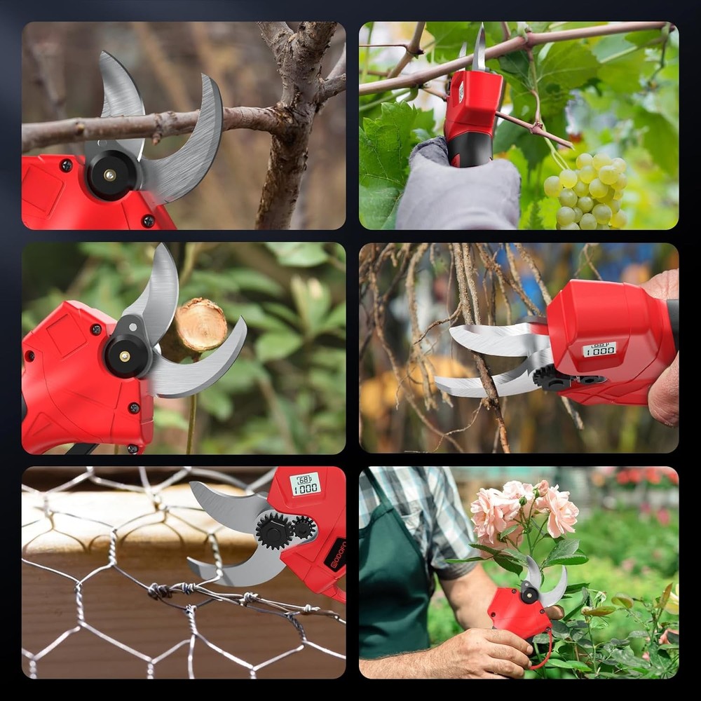 1.4"Cutting Diameter Brushless Cordless Pruning Shears Bare Tool Rechargeable