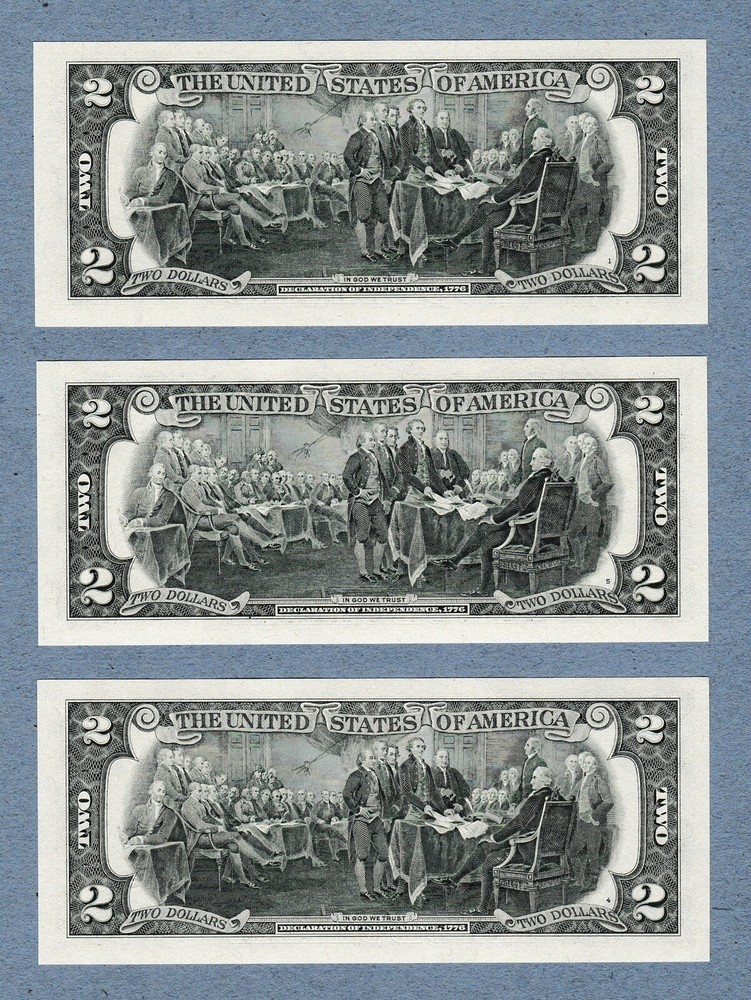 2017 A $2 TWO DOLLAR BILLS ( 11 District full set ) UNCIRCULATED