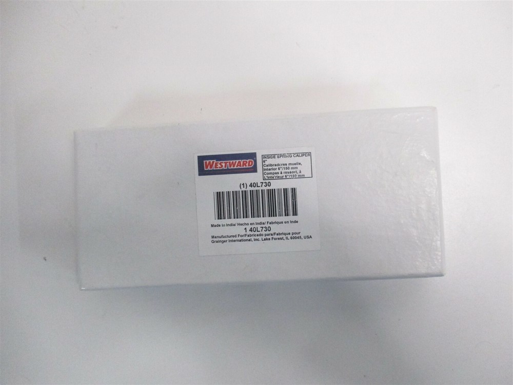 Inside Spring Caliper 6" Range Solid Nut Type, Steel 1 Per Sale