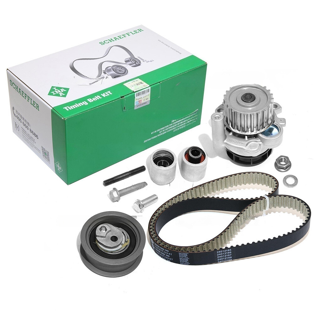 INA Water Pump Timing Belt Tensioner Kit For VW GTI Passat AUDI A4 2.0 FSI BPY