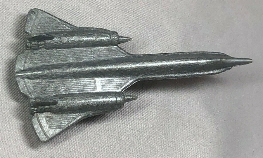 BOMBER AIRPLANE Figural Plastic PENCIL SHARPENER Vintage