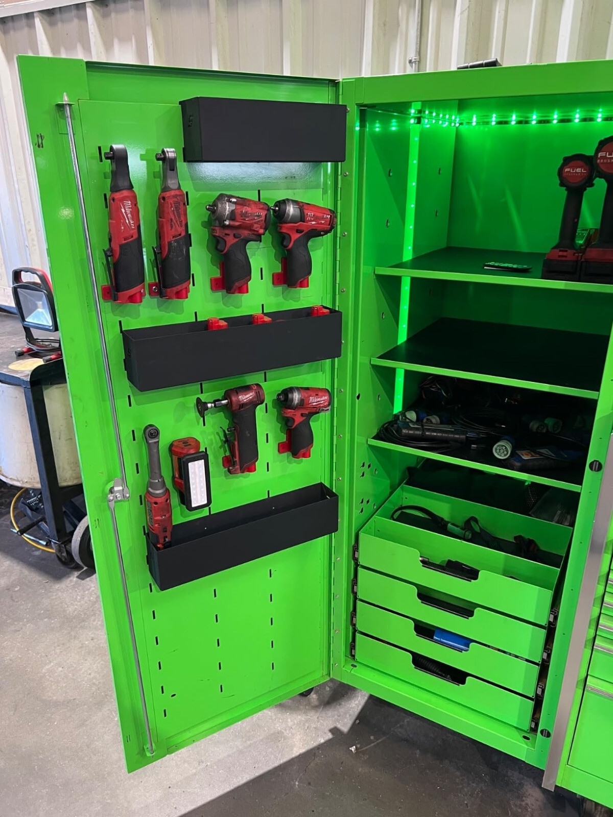 6x Wall Mount Drill Holder for Milwaukee M12 Tool Storage Hanger Mount Organizer