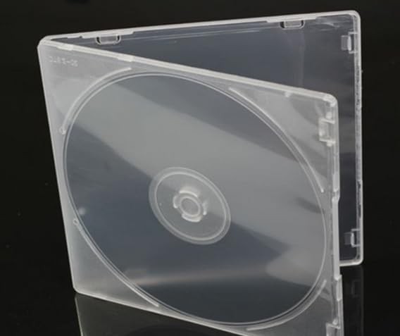 10 Pack 5.2mm CD Case Slim Single Super Clear PP Poly Plastic CD DVD Case Dis...