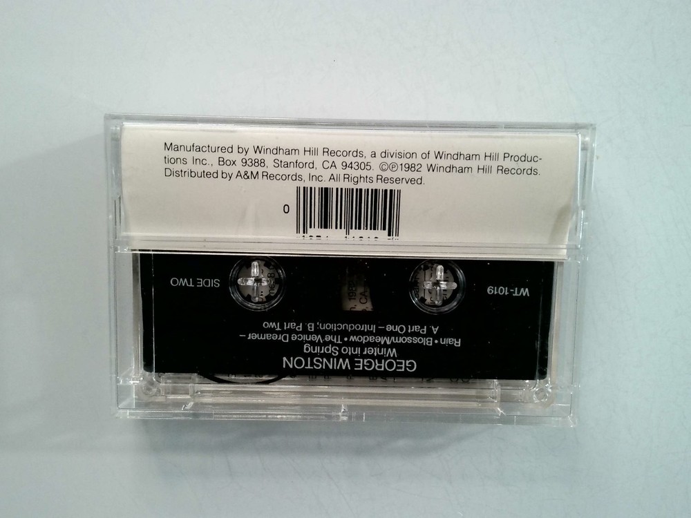 George Winston Winter Into Spring Cassette 1982 Windham Hill