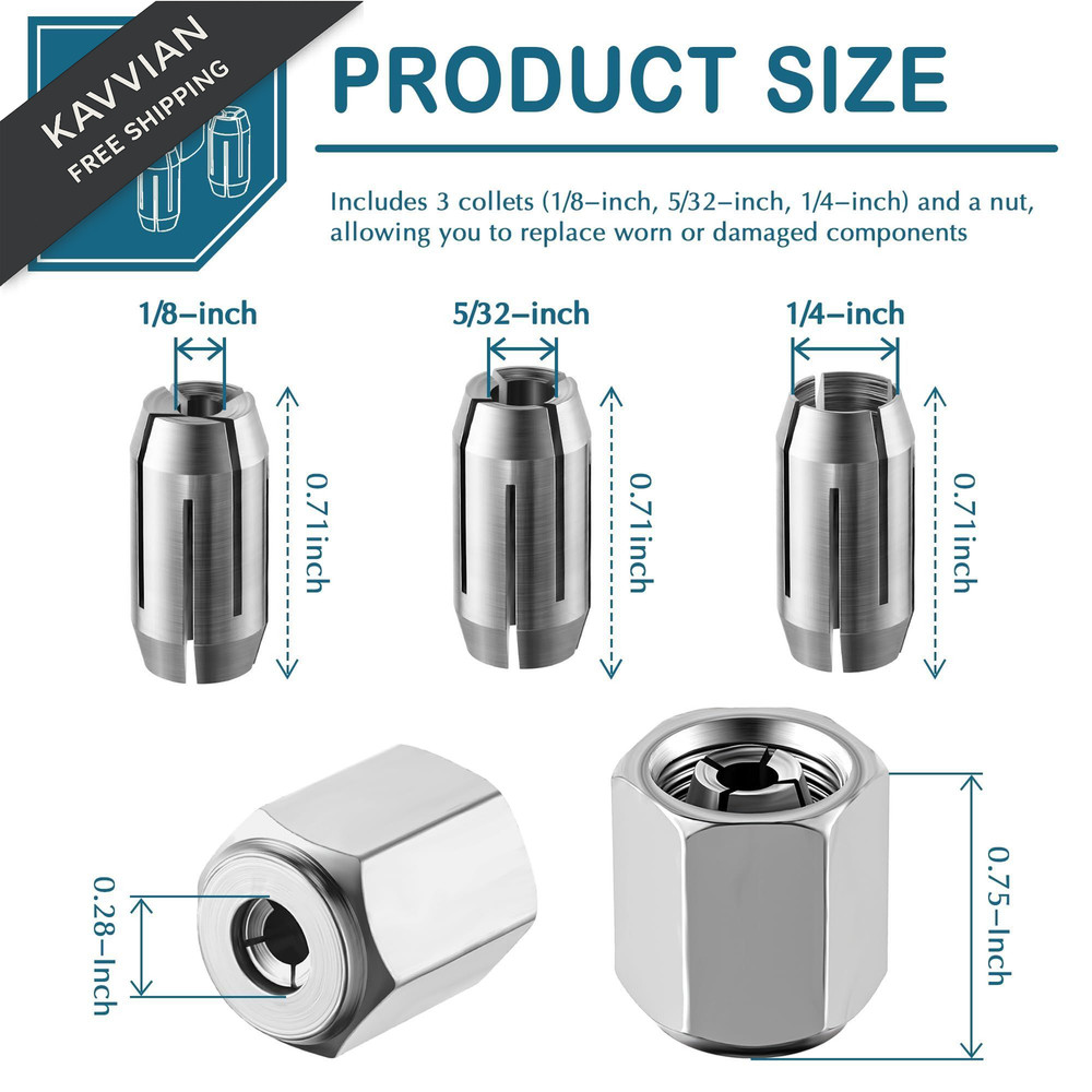 Dreyoo Replacement 0.25 inches (diameter), 0.79 (height), Silver