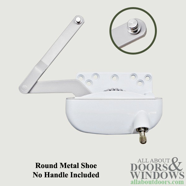 Left Hand Split Arm Casement Operator White Offset Link Uses Handle 570014