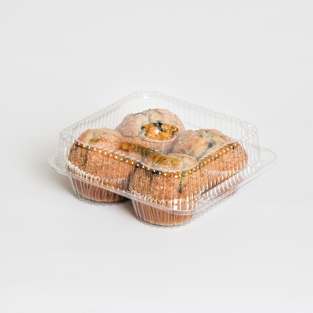 Inline Plastics PET Food Container Clear 64.2 oz. | 300/Case