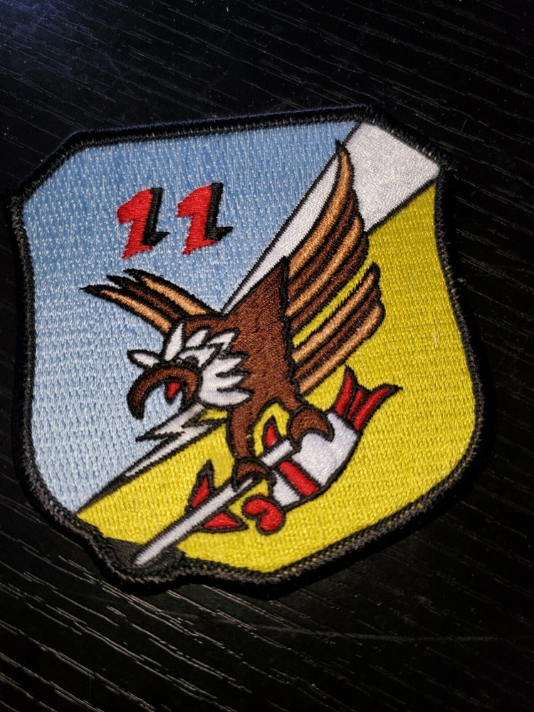 1960s 70s 80s US Air Force 11th Fighter Squadron Patch