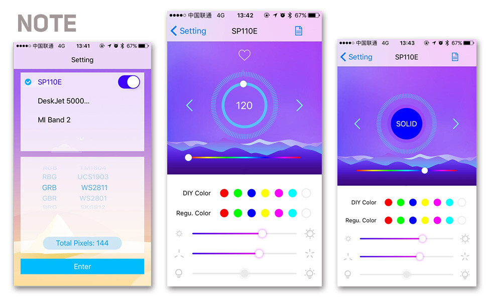 Bluetooth SP110E Mini Controller iOS/Android App Control 1024 Pixels