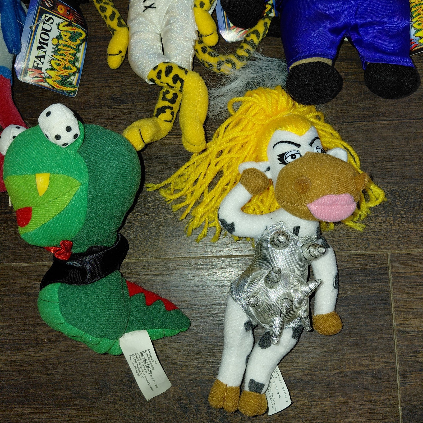 INfamous Meanies Plush Lot of 10 - Moodonna Dennis Rodmantis Stern Tyson King