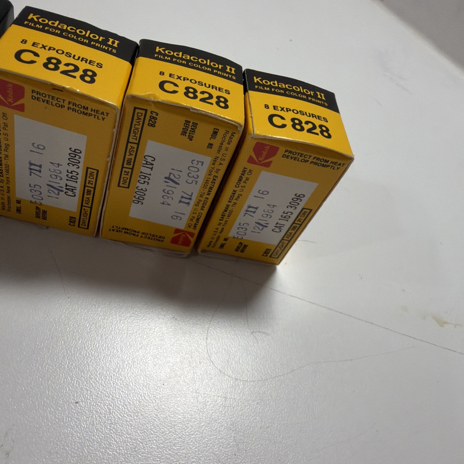 NEW 4 X Kodak Kodacolor II C 828 Color Negative Film SEALED NOS EXP 1980's