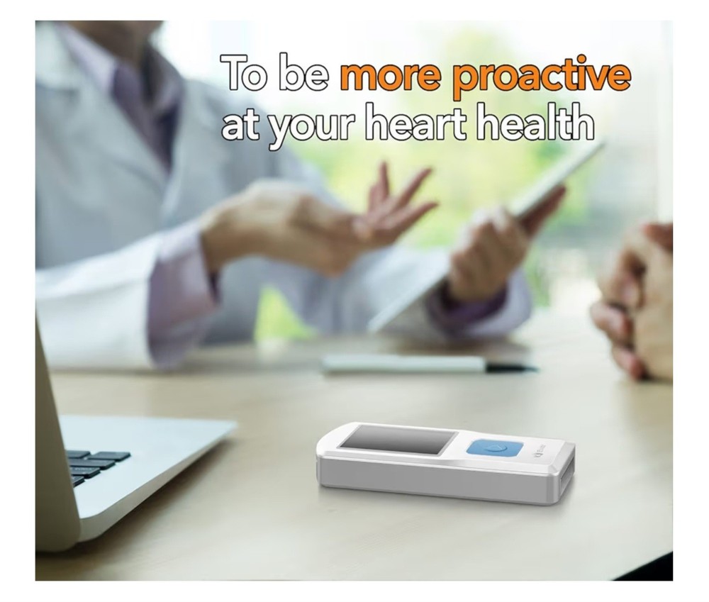 EMAY Bluetooth Portable ECG/EKG Monitor For iPhone & Android mac & Windows EMG20