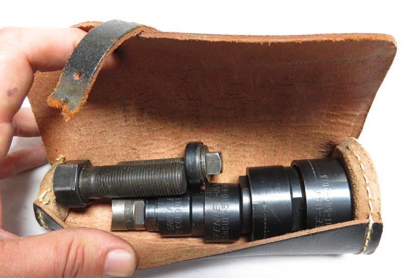 Greenlee 735 Knockout Punch Set w/ Extra 1/2" Bit