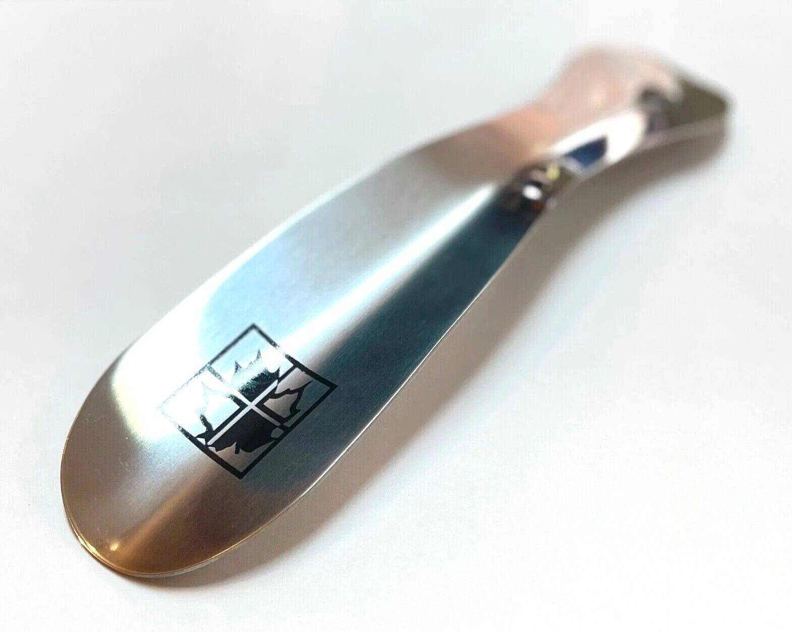 Four Seasons Professional Metal Shoe Horn  Stainless Steel Shoe Spooner NEW