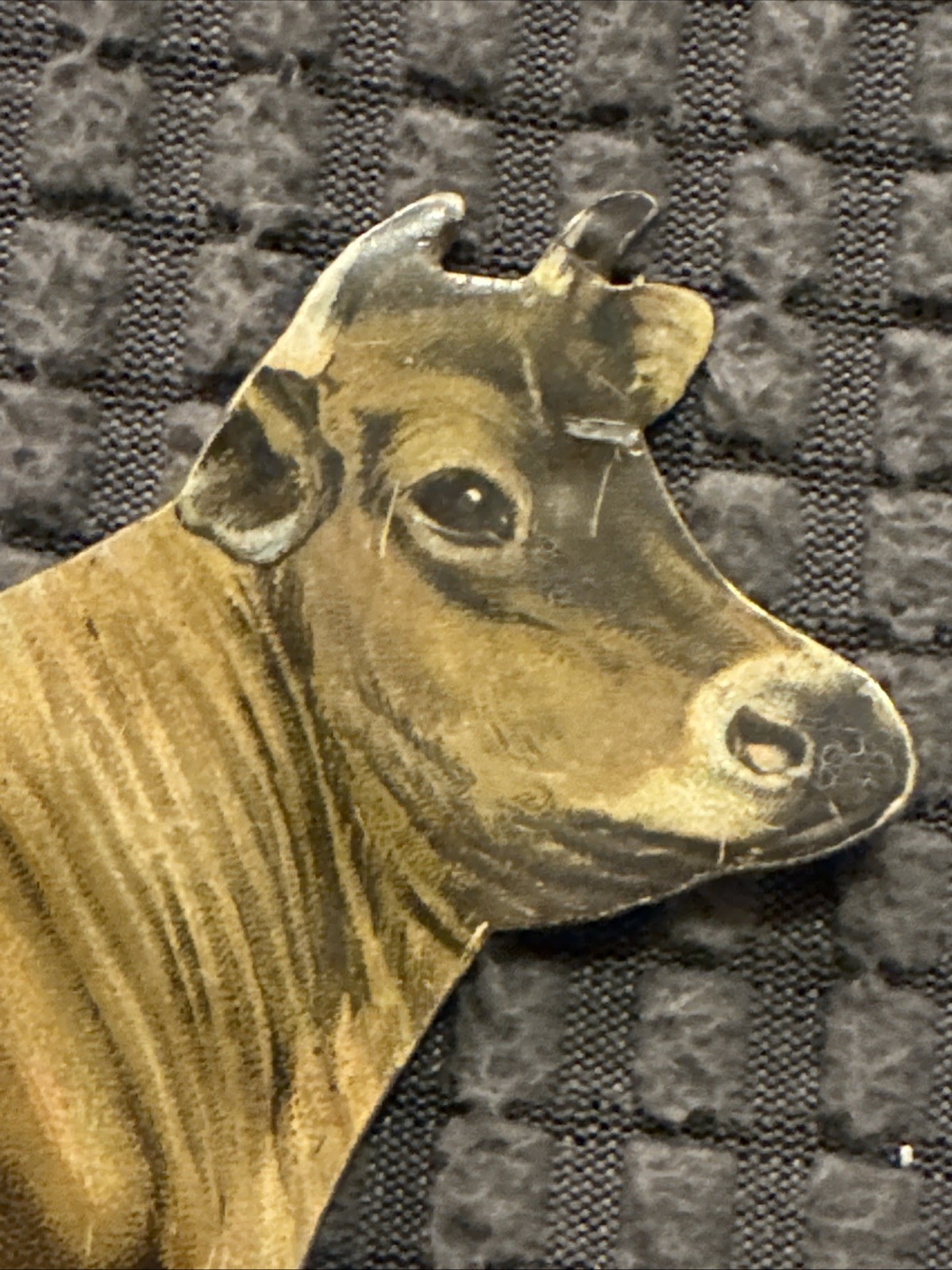 De Laval Cream Separator Advertising Tin Die Cut Cow