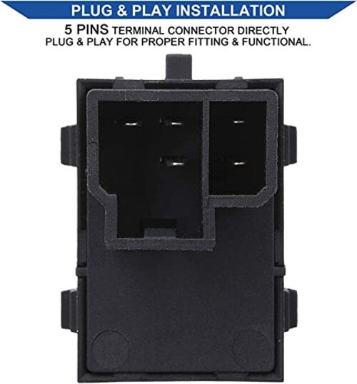 Passengers Side Power Window Switch & Door Lock Switch Button Compatible with