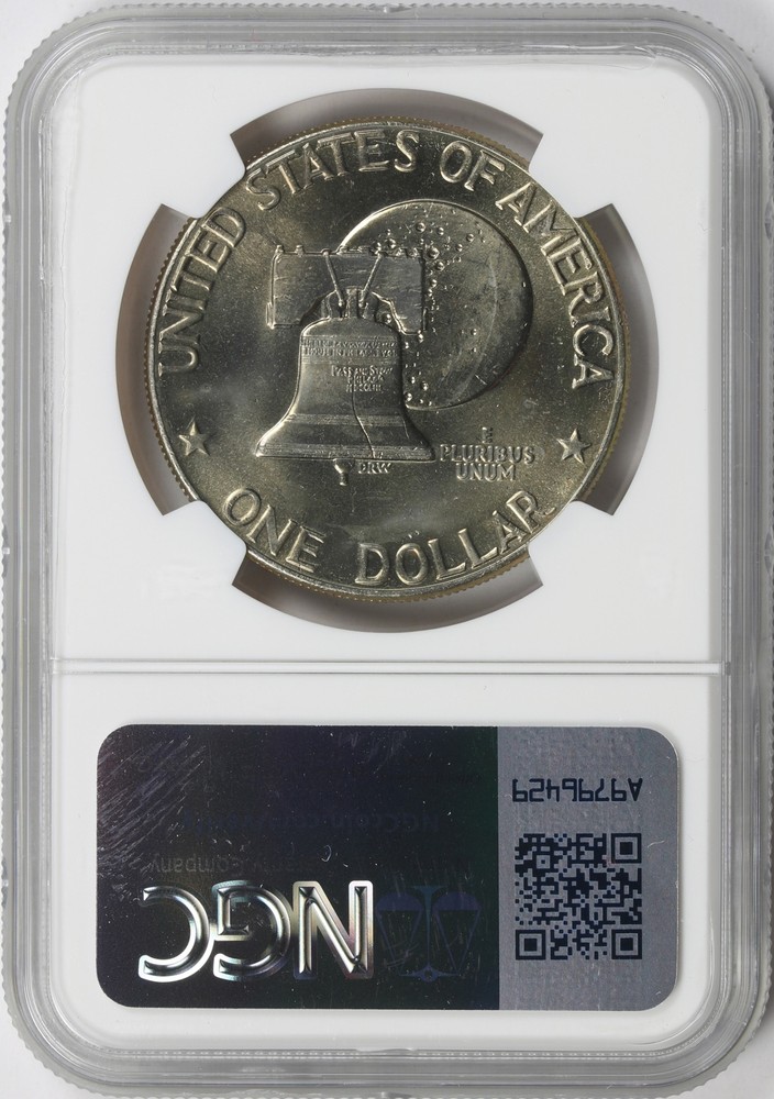 1976-D Type 2 Bicentennial Eisenhower Dollar Ike $1 NGC MS65