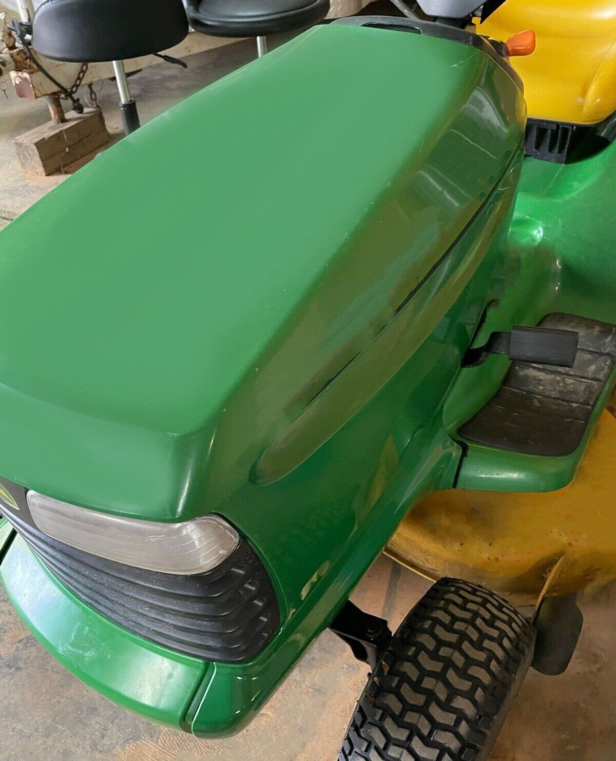 Green Upper And Lower Hood Fits John Deere For AM132530 AM131759 LT133 LT155